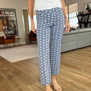 Spartina 449 Kick Flare Blue Pant Women's Size S